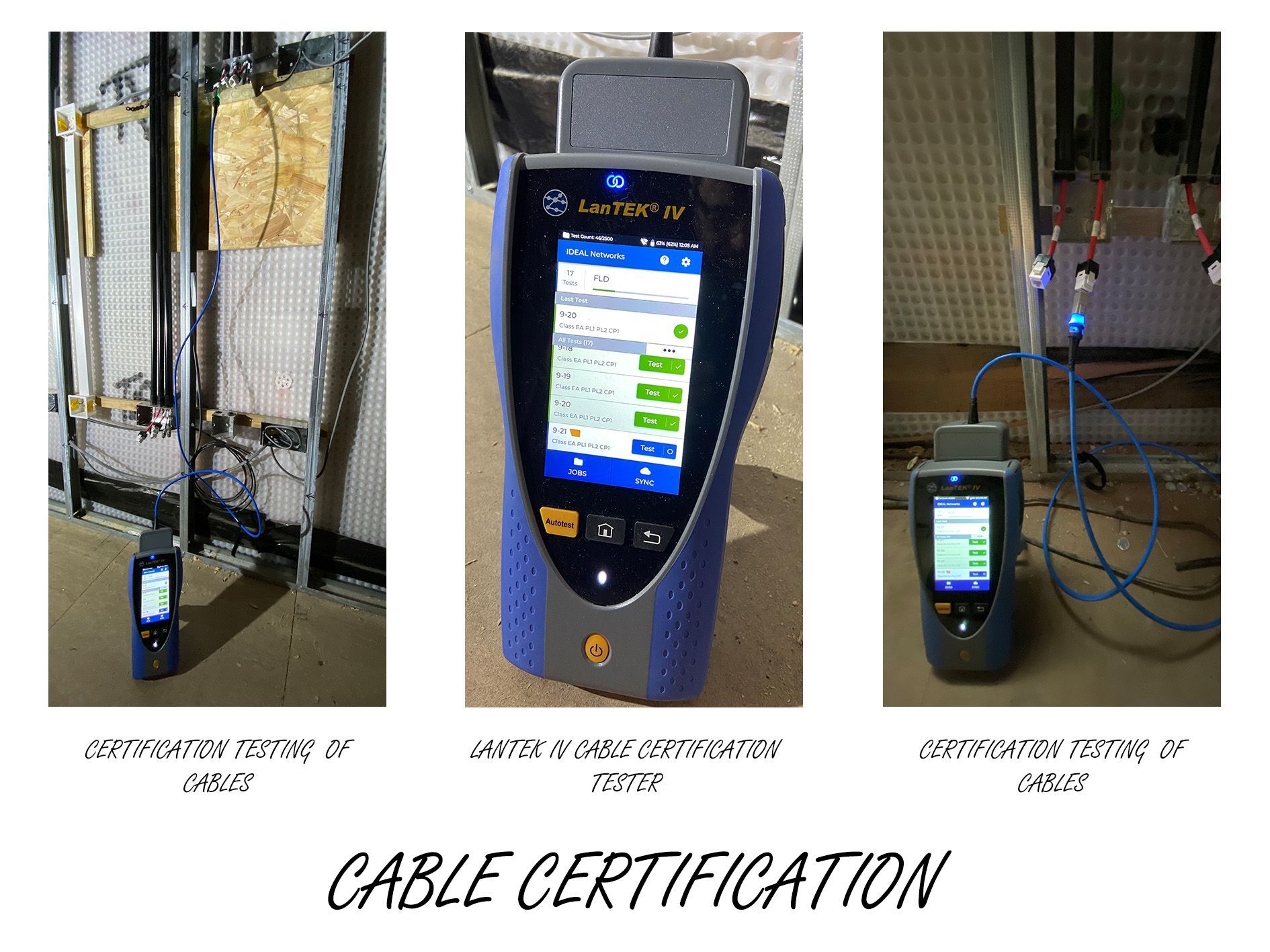 CAT6 Cable Verification Testing