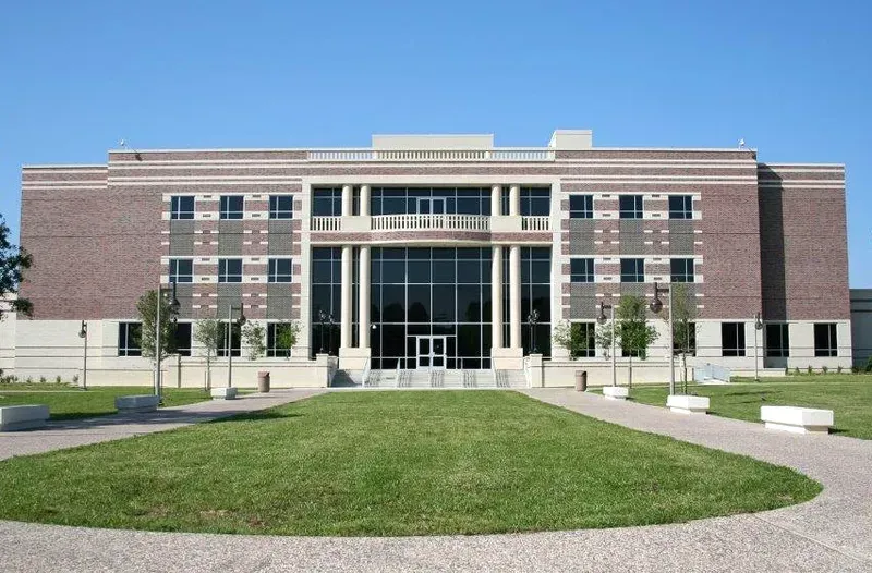 A large brick building with a lot of windows