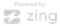 A logo for a company that is powered by zing
