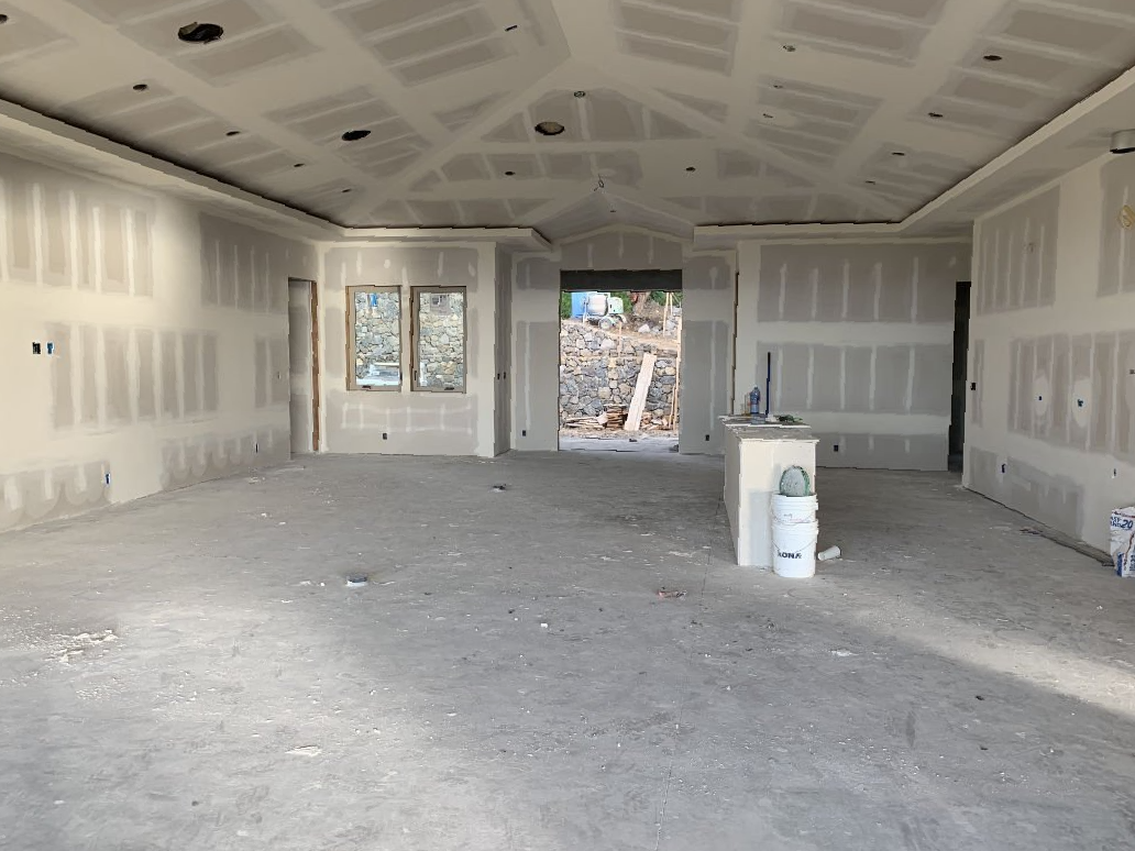 interior-construction-housing-project-patched-without-painting-applied