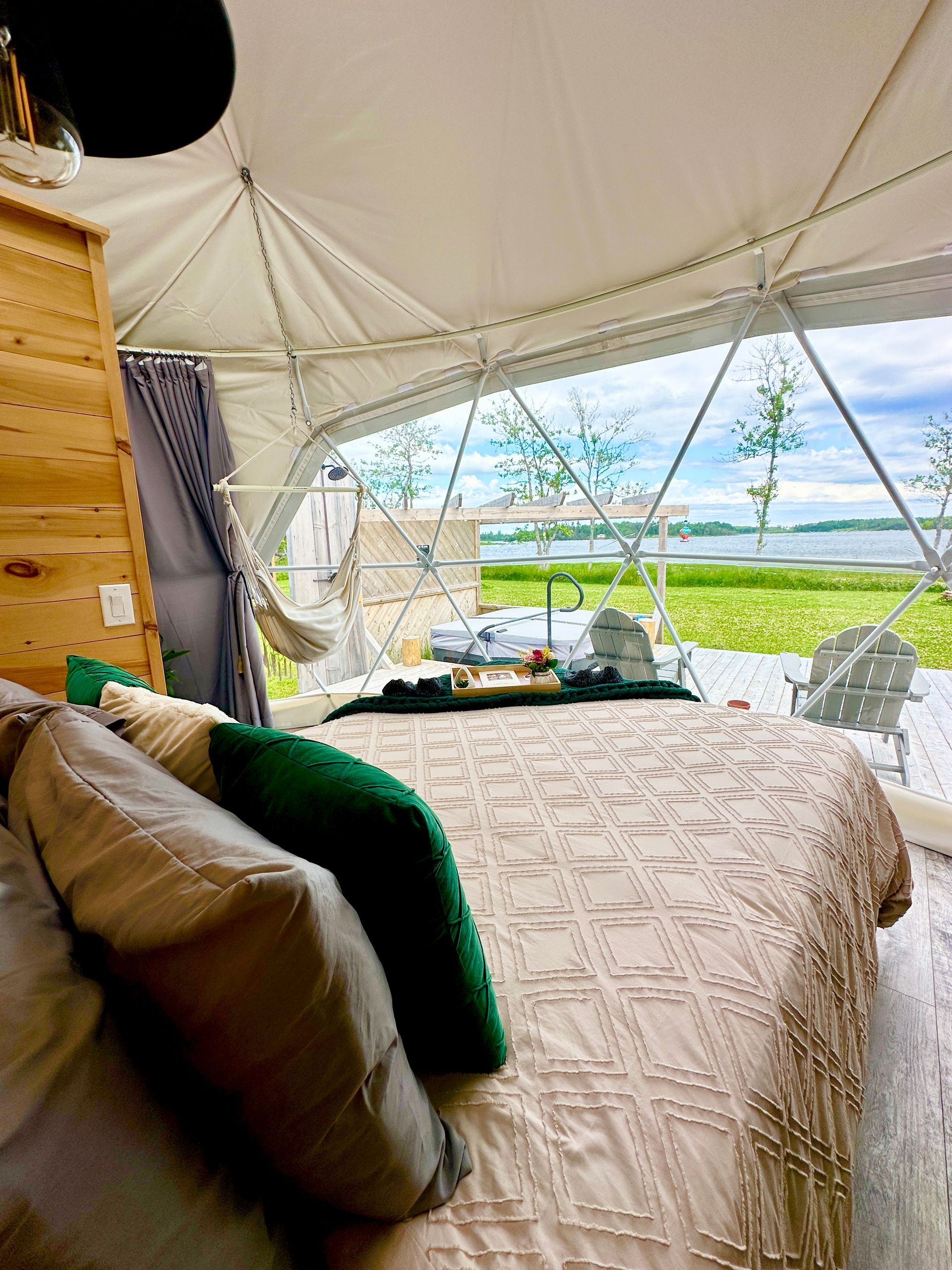 Waterfront View from Master Bedroom