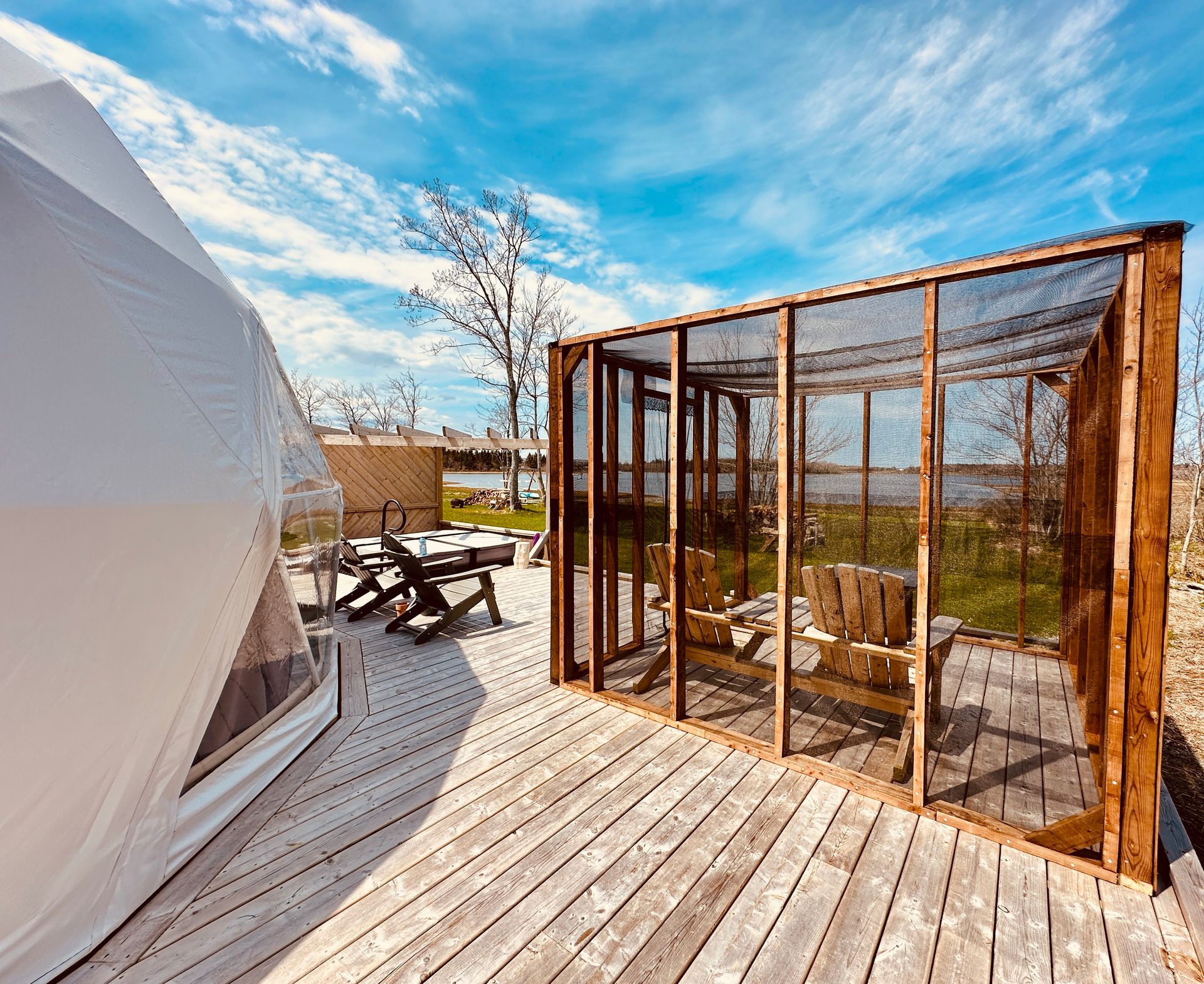 Gazebo on Veranda