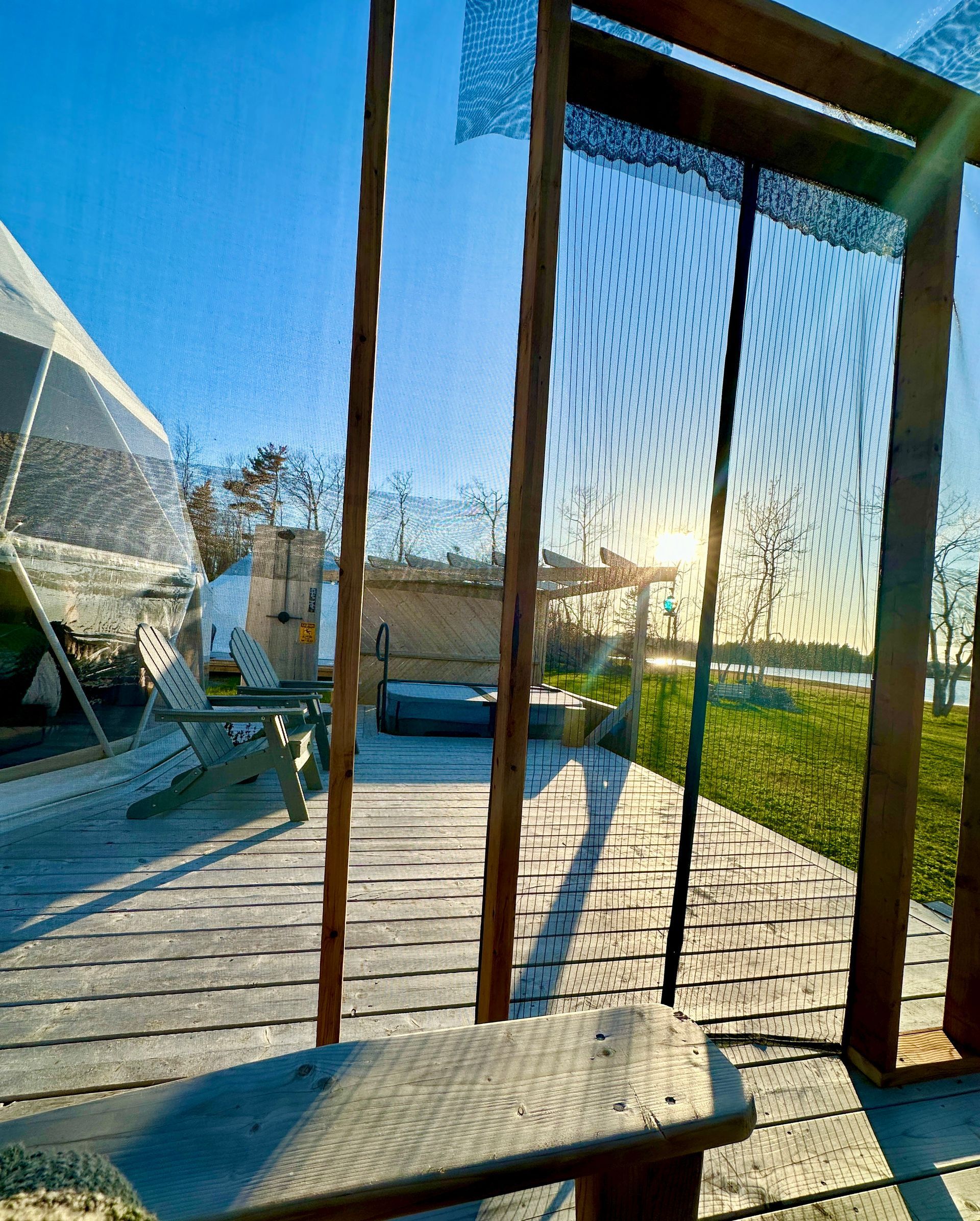 Seating Area in Gazebo
