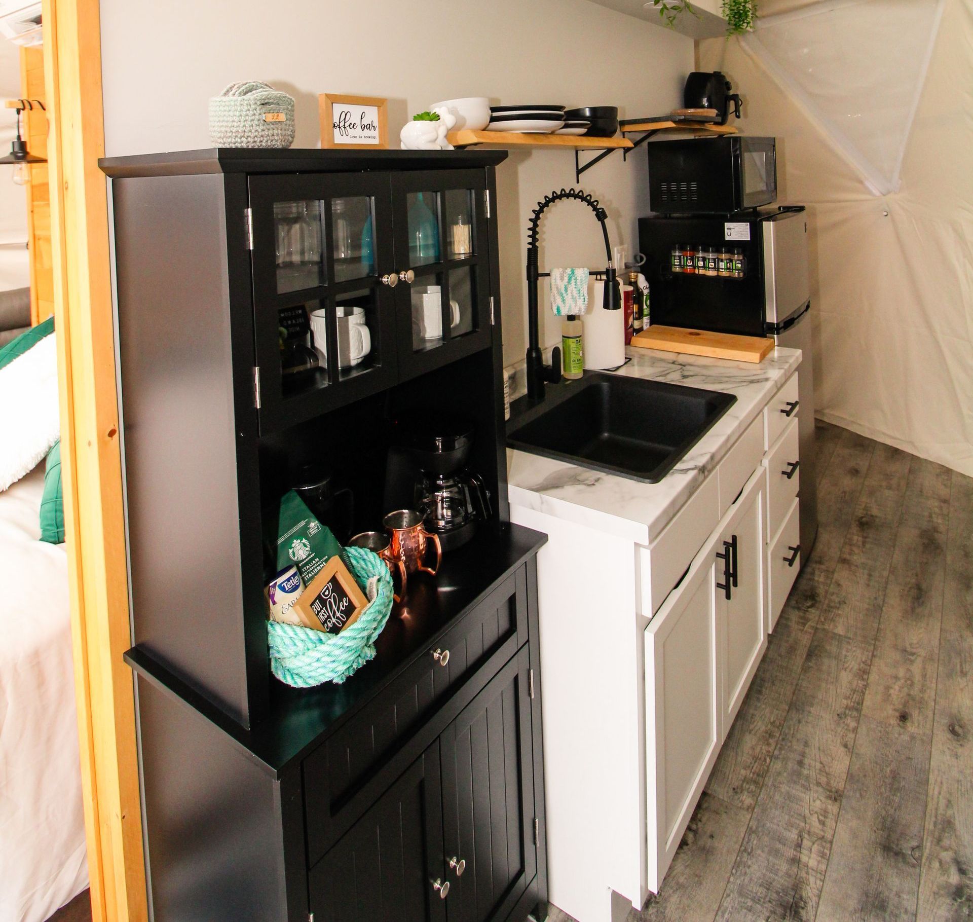 Loaded Kitchenette - Beachcomber Dome