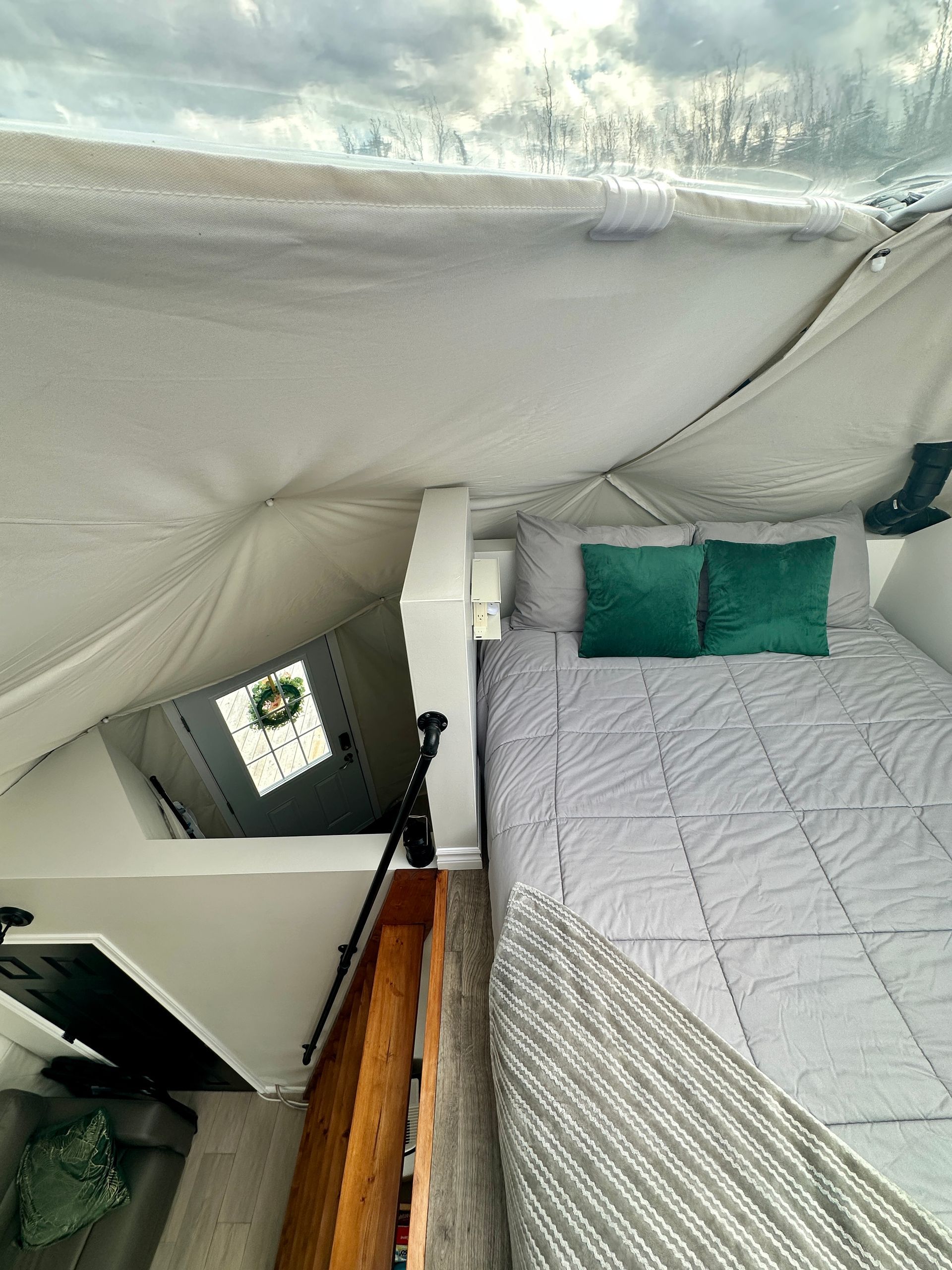 Loft Bed In Wilderness Dome