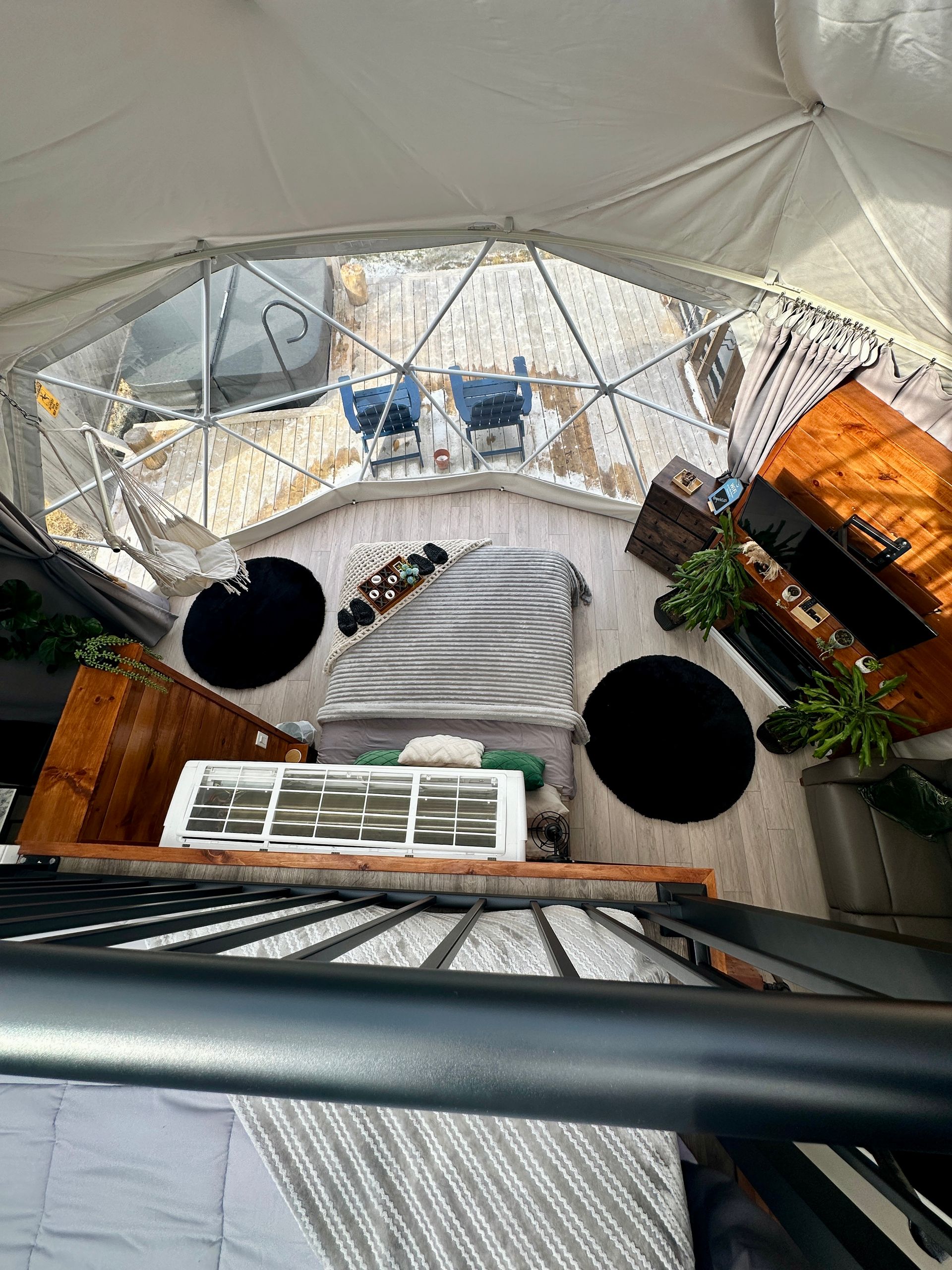 Loft View in Wilderness Dome
