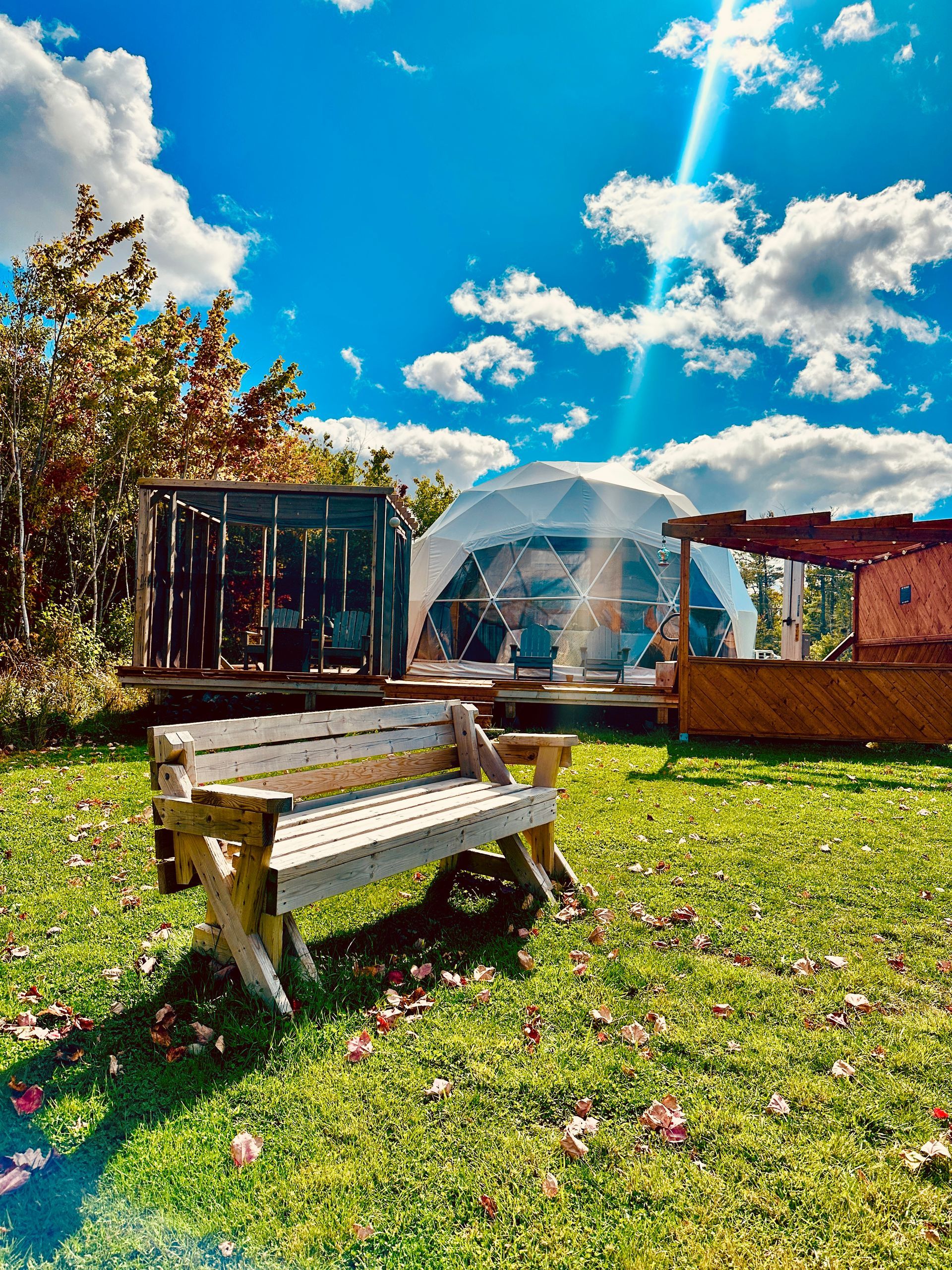 Fall at Island Beach Hideaways 