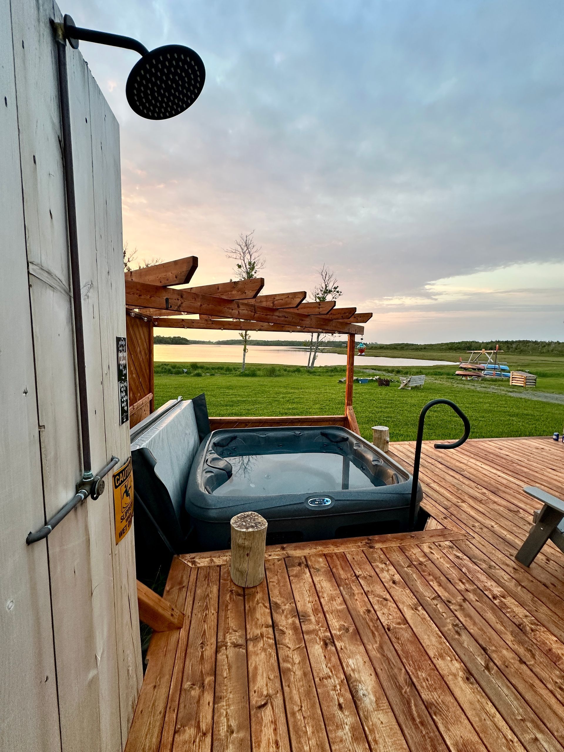 Open Air Rainfall Shower 