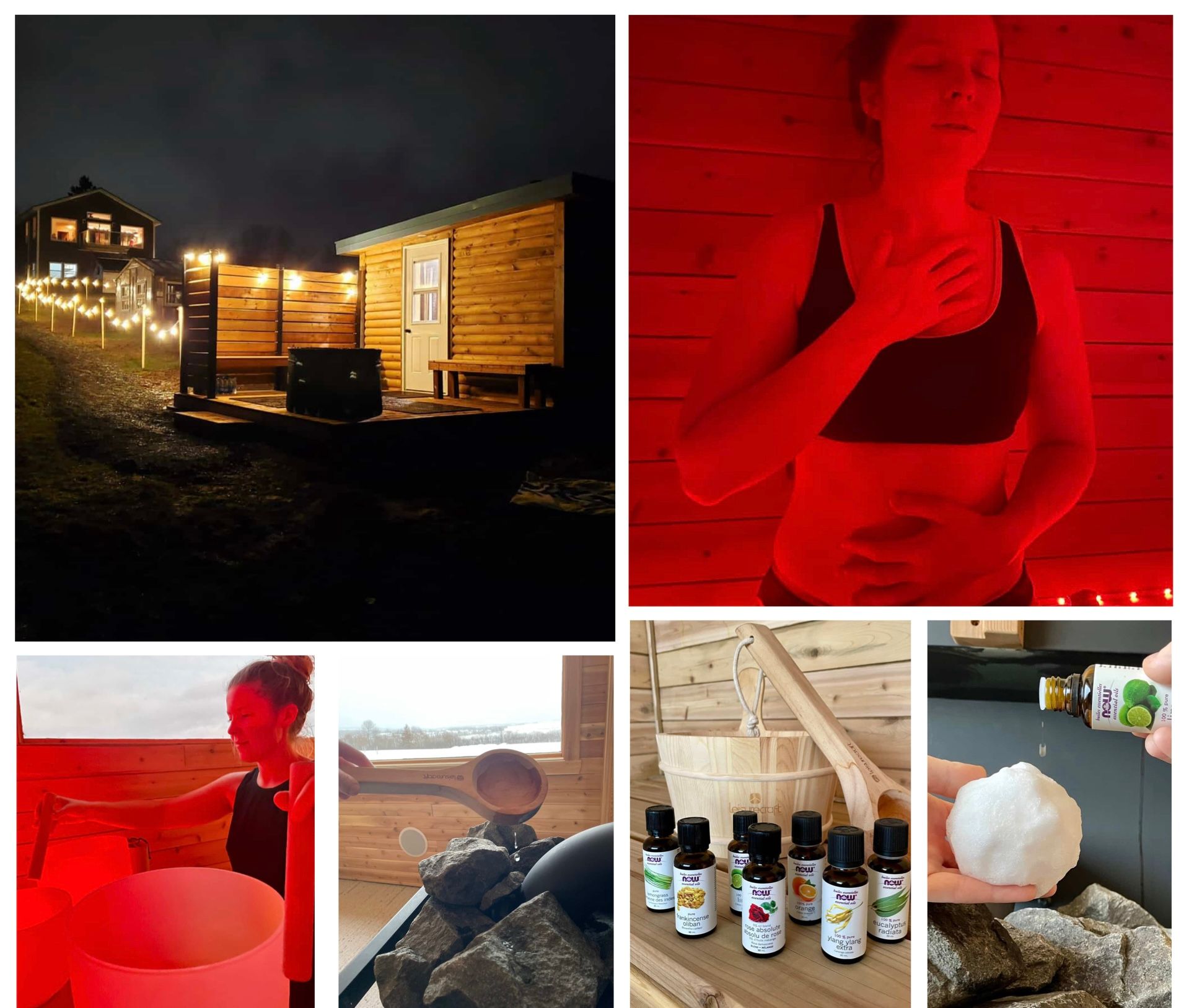 Cedar Sauna Experience With Add Ons