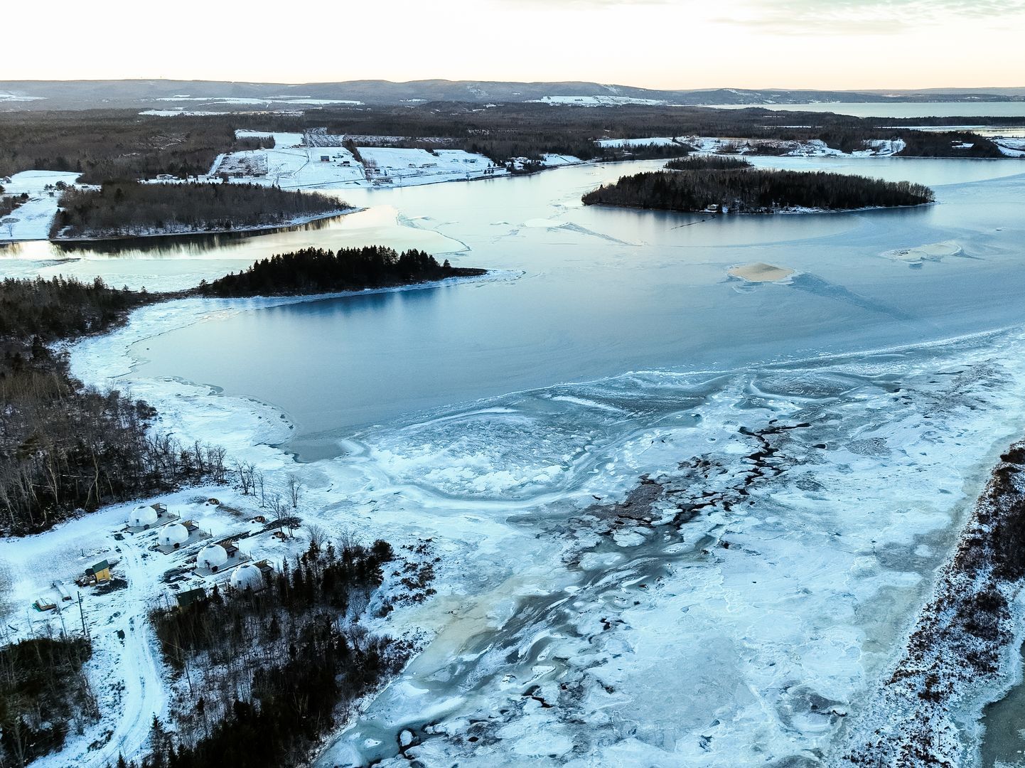 Winter Glamping at Island Beach Hideaways