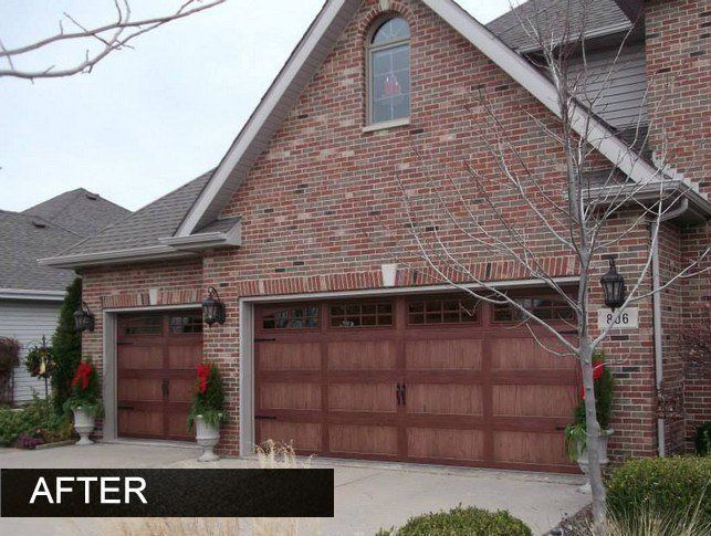 After Residential Garage Door Repair Service – Joliet, IL – On Track Overhead Doors Inc.