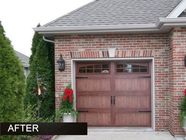 After Residential Garage Door Installation Service – Joliet, IL – On Track Overhead Doors Inc.