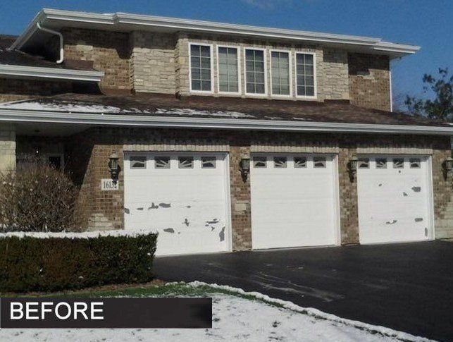 Before Garage Door Installation Service – Joliet, IL – On Track Overhead Doors Inc.