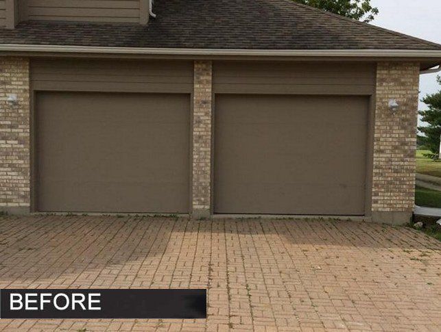 Before Garage Door Repair Service – Joliet, IL – On Track Overhead Doors Inc.