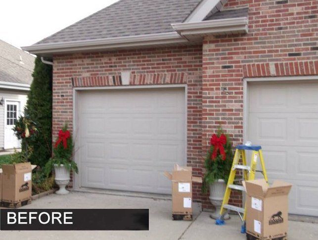 Before Residential Garage Door Installation Service – Joliet, IL – On Track Overhead Doors Inc.