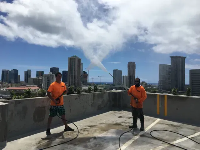 Commercial pressure cleaning Honolulu