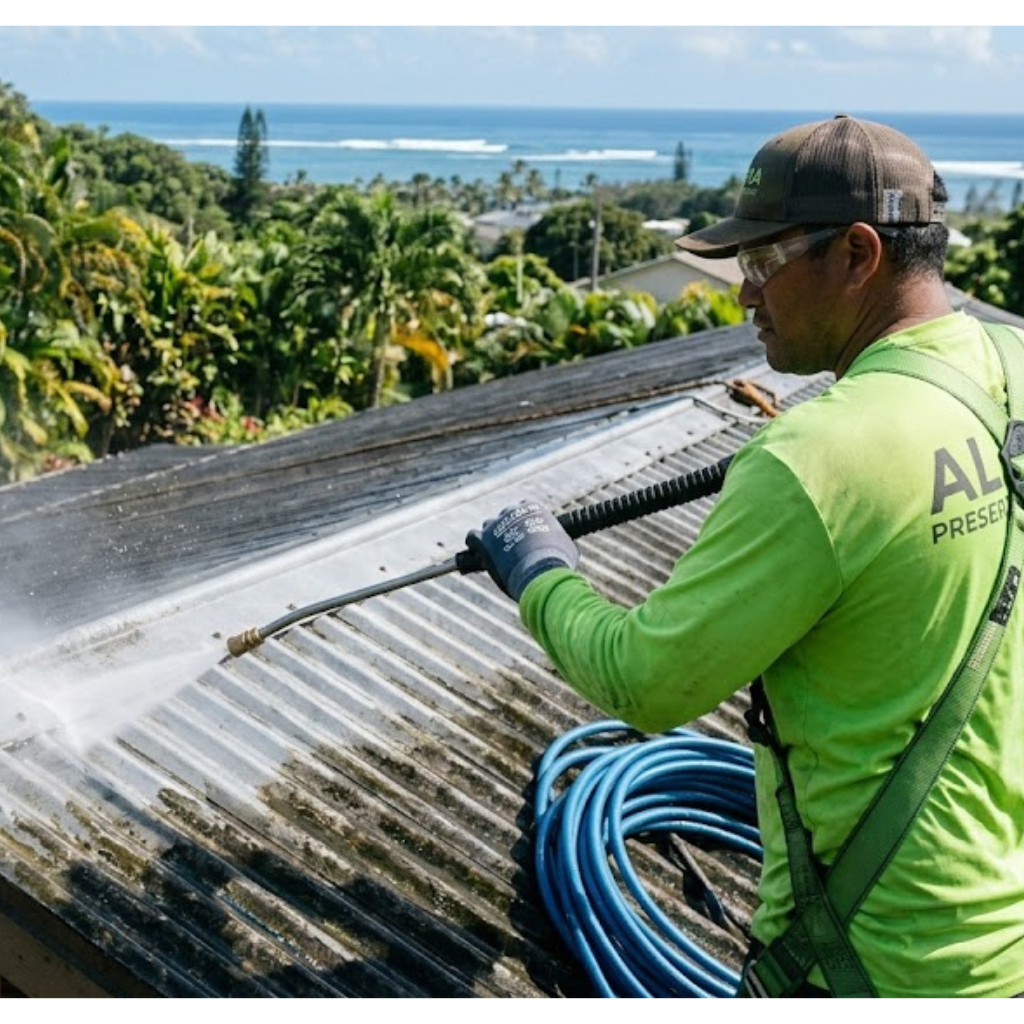 how does power washing work on Oahu