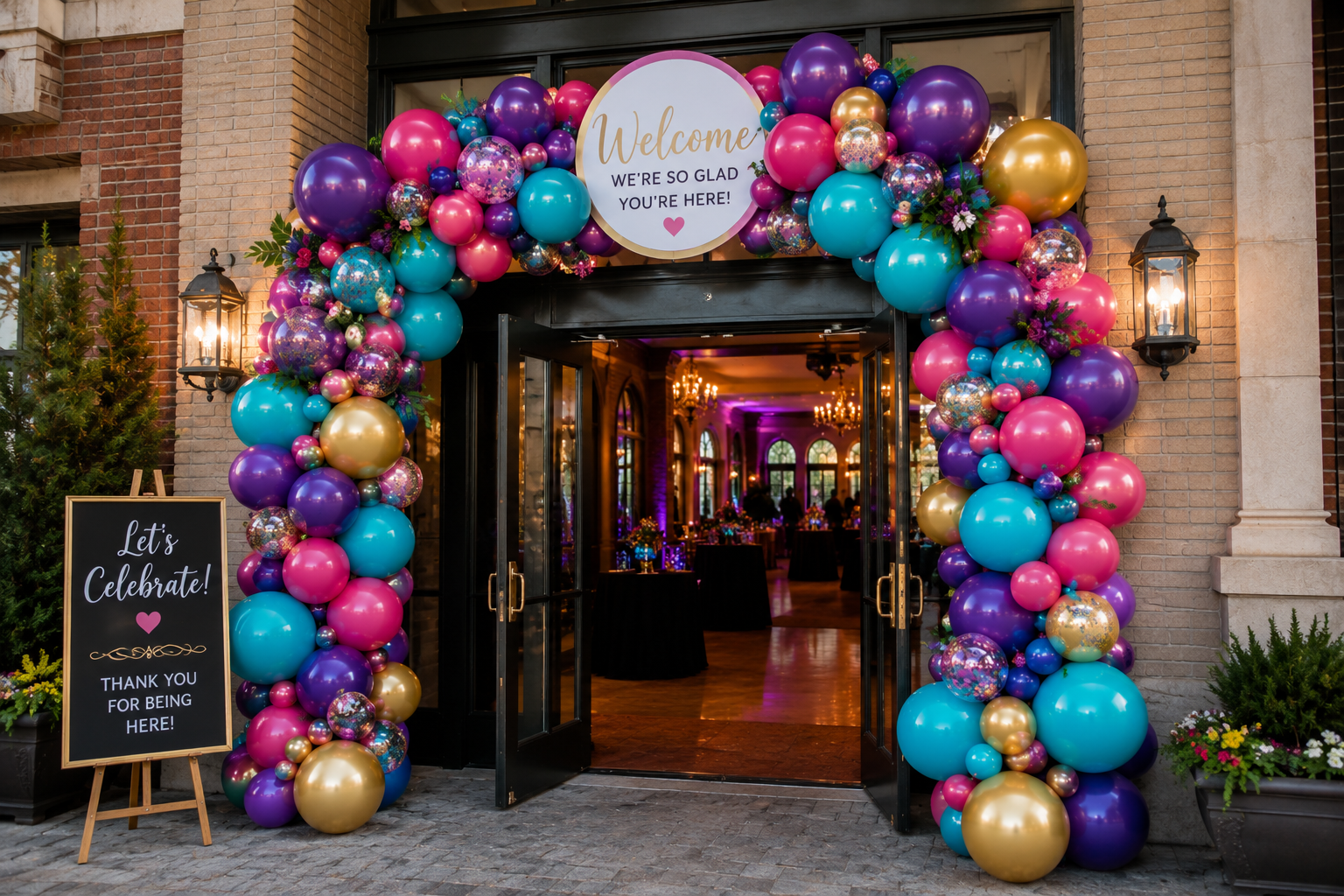 balloon arch entrance decor party event decoration tips