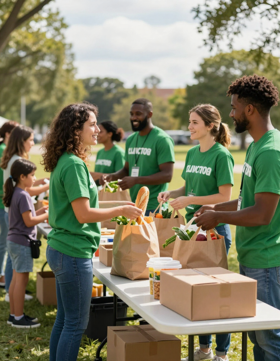 Community outreach distribution