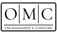 Logo of OMC, OSEI MANAGEMENT & CONSULTING, in a rectangular box. The letters O, M, and C are separated by vertical lines.