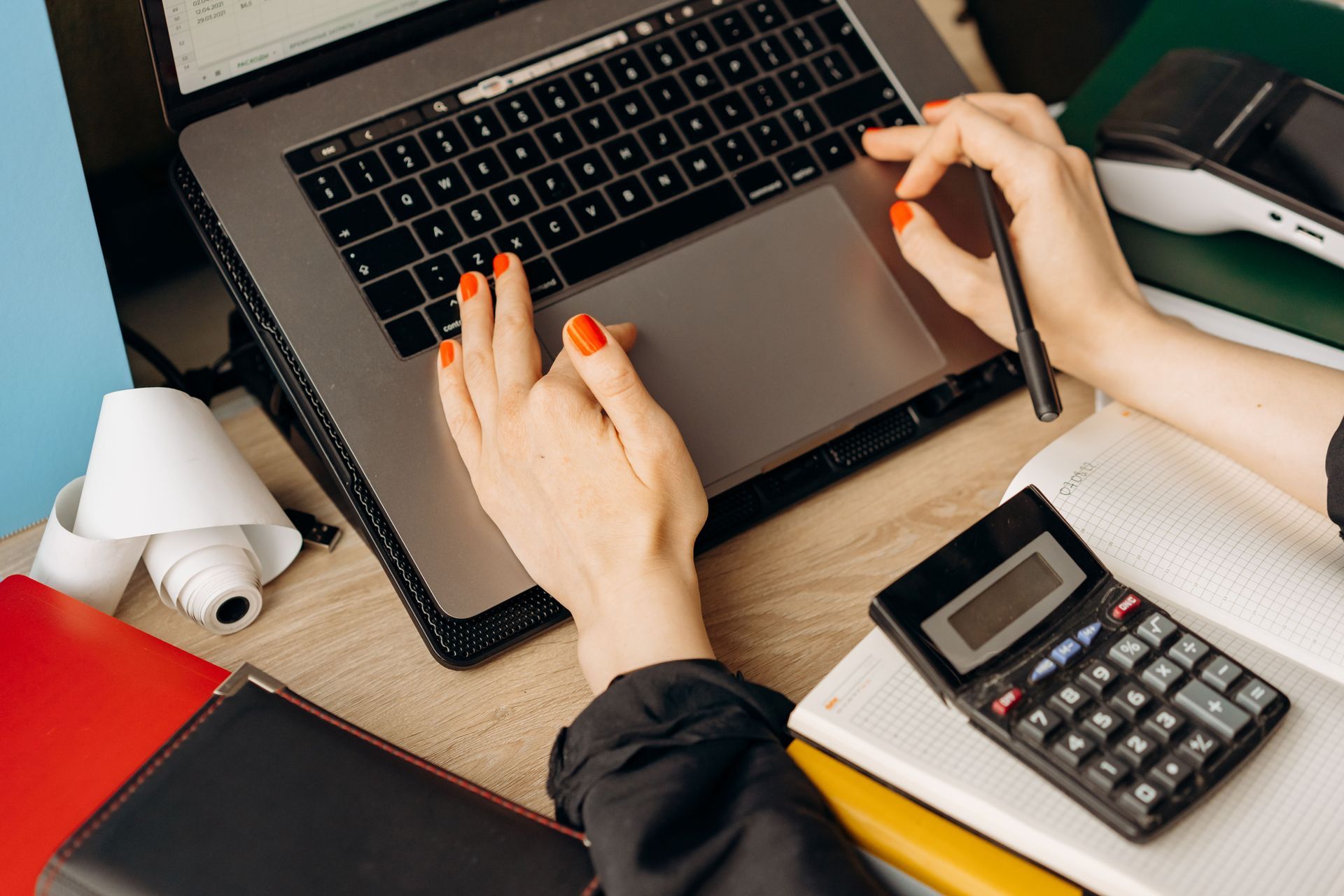 People Reviewing Financial Charts — Qwerty Plus in Gwandalan, NSW