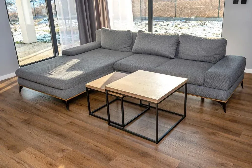 Cozy Modern Sofa in Lounging Area - Bundaberg Carpets and Vinyls
