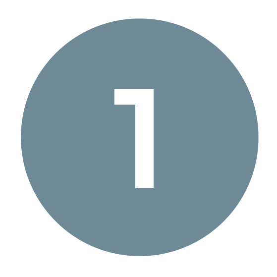 A white numeral 
