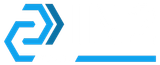 Blue geometric IN2-SaaS logo with stylised arrows and a horizontal blue line on a white background