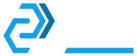 Blue geometric IN2-SaaS logo with stylised arrows and a horizontal blue line on a white background