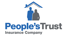 A blue progressive logo on a white background
