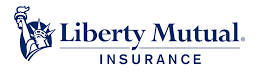 A blue progressive logo on a white background