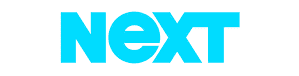 A blue progressive logo on a white background
