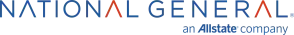 A blue progressive logo on a white background