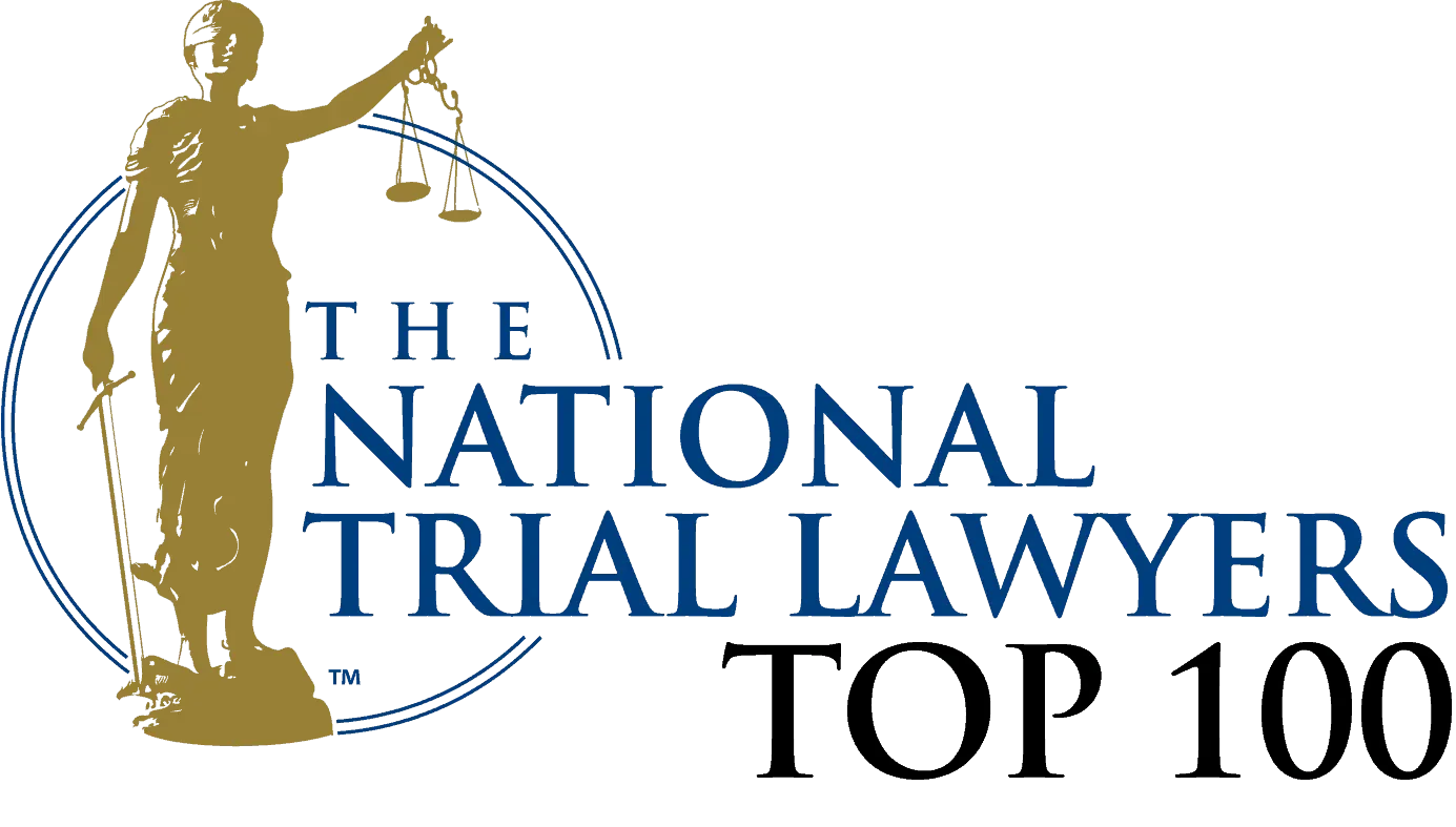 The National Trial Lawyers Top 100 logo.