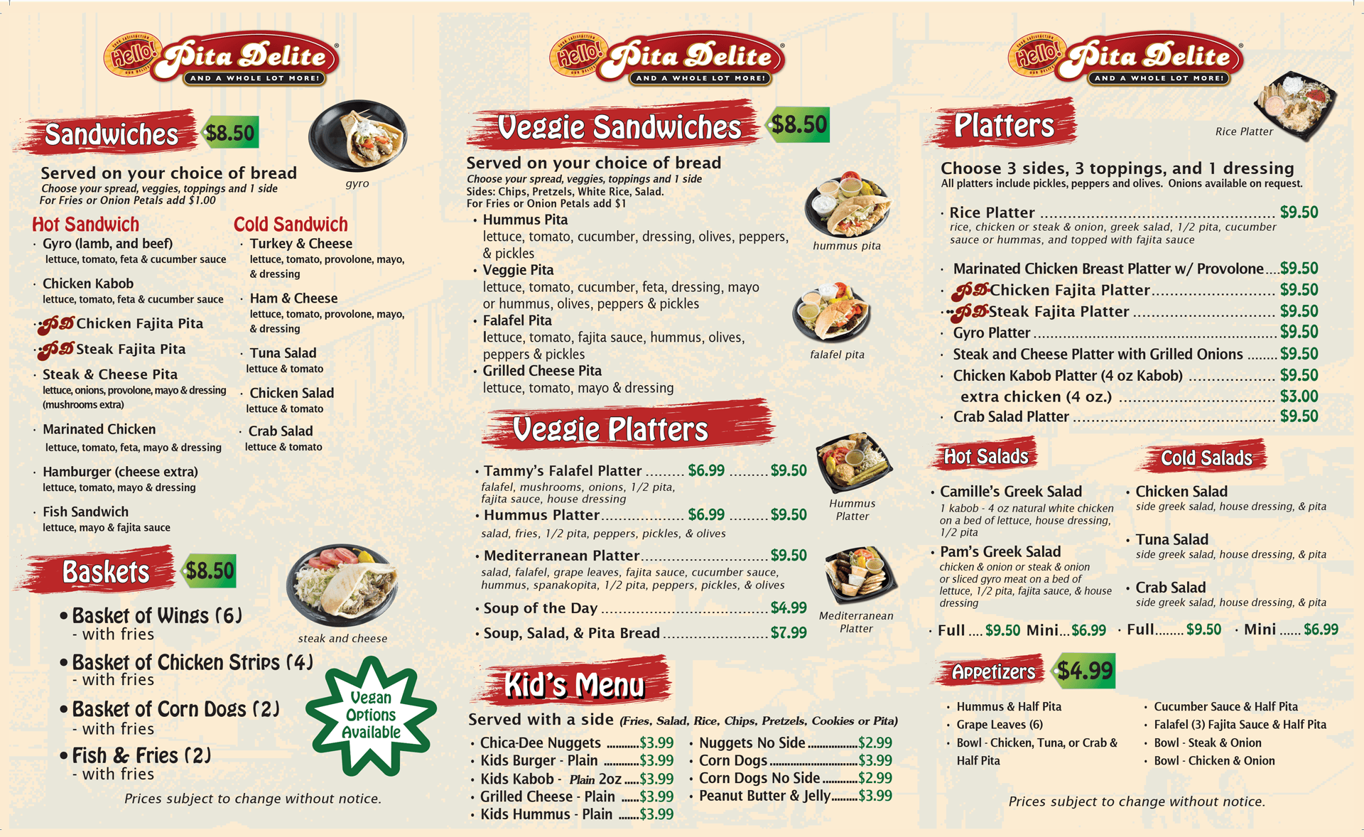 Pita Delite And a whole lot more