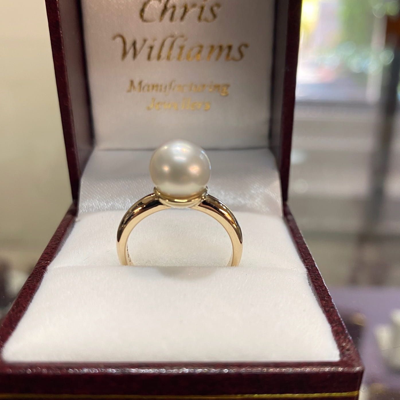 Pearl Ring in a Jewelry Box — Chris Williams Retail & Manufacturing Jewellers in Wanguri, NT