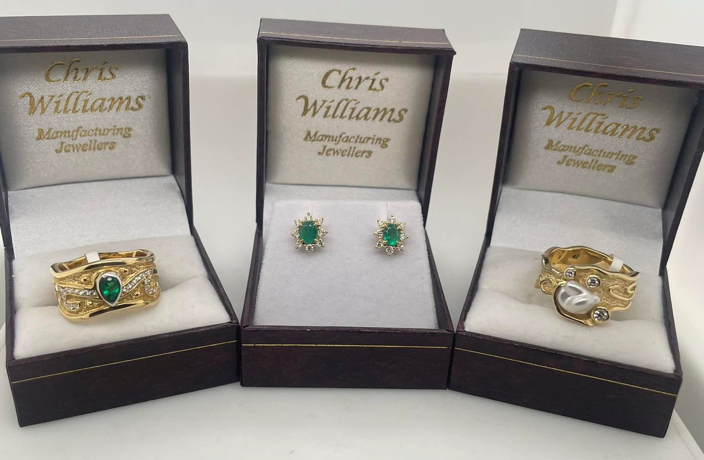 Emerald Earrings — Chris Williams Retail & Manufacturing Jewellers in Wanguri, NT