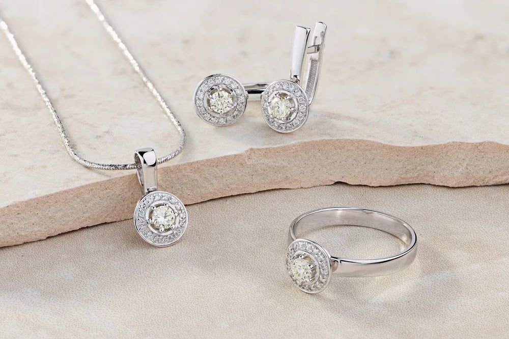Jewelry Set: Necklace, Earrings, and Ring — Chris Williams Retail & Manufacturing Jewellers in Wanguri, NT