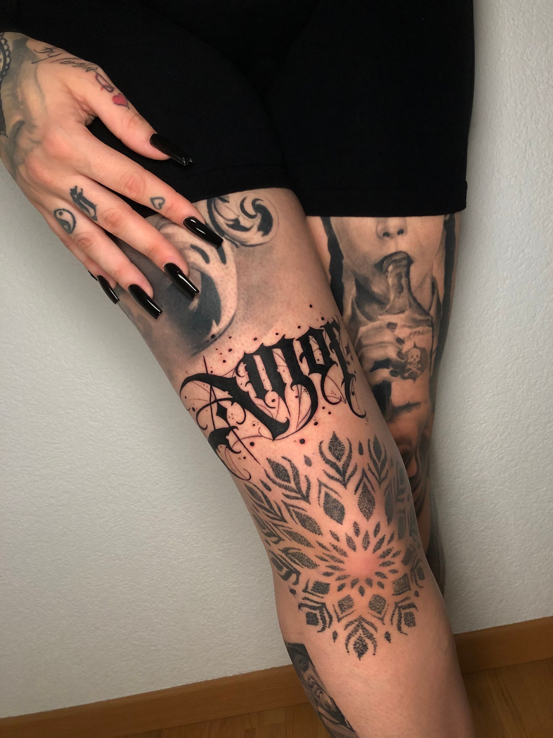 Lettering tattoo 