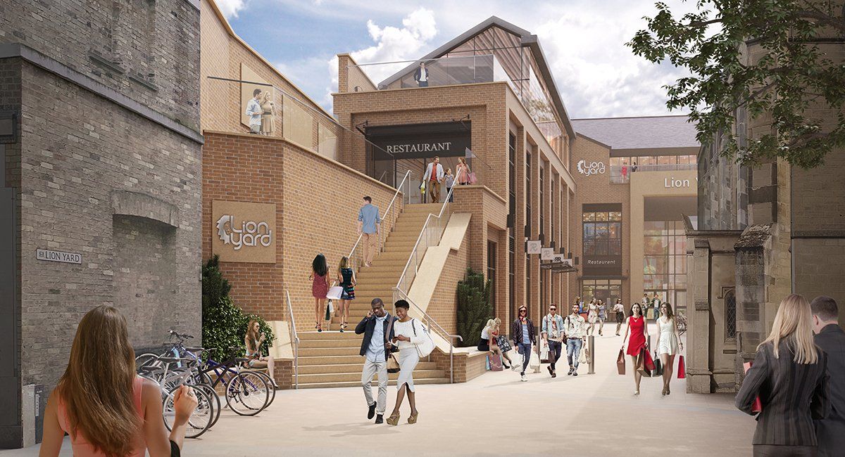 Proposals for Lion Yard Cambridge by LSH Architects