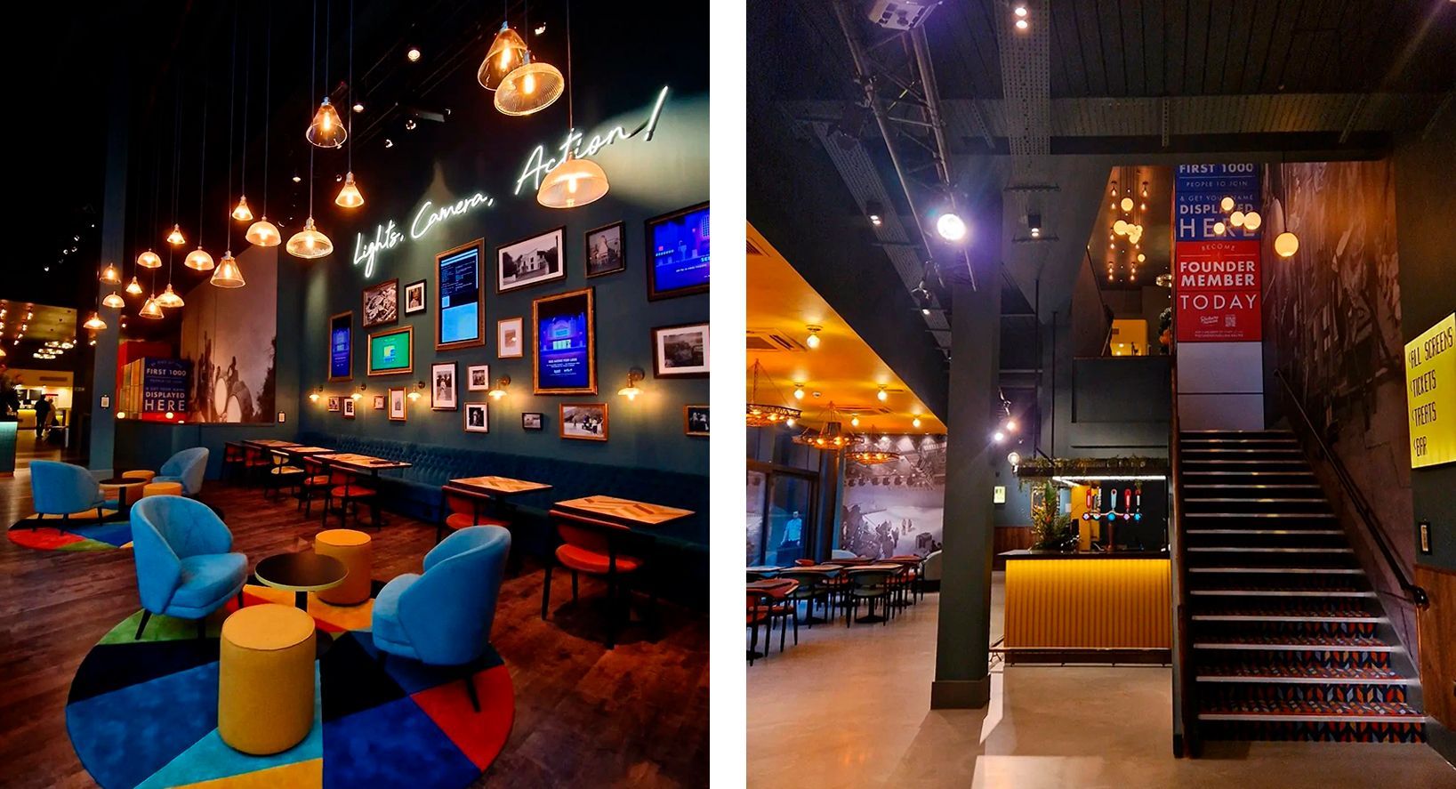 Picturehouse Cinema Ealing concept design by LSH Architects interior design team