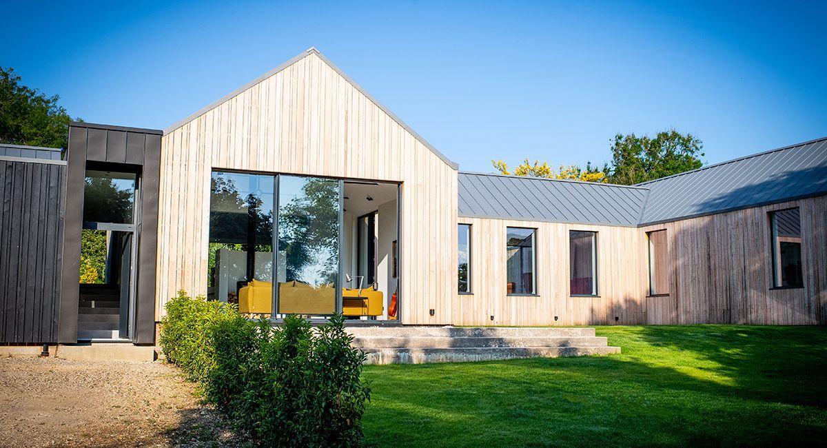 Hill House a contemporary re-imagination of a 1970's bungalow by LSH Architects