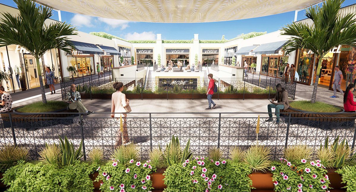 View of feasibility design for new shopping and leisure destination in Malta by LSH Architects