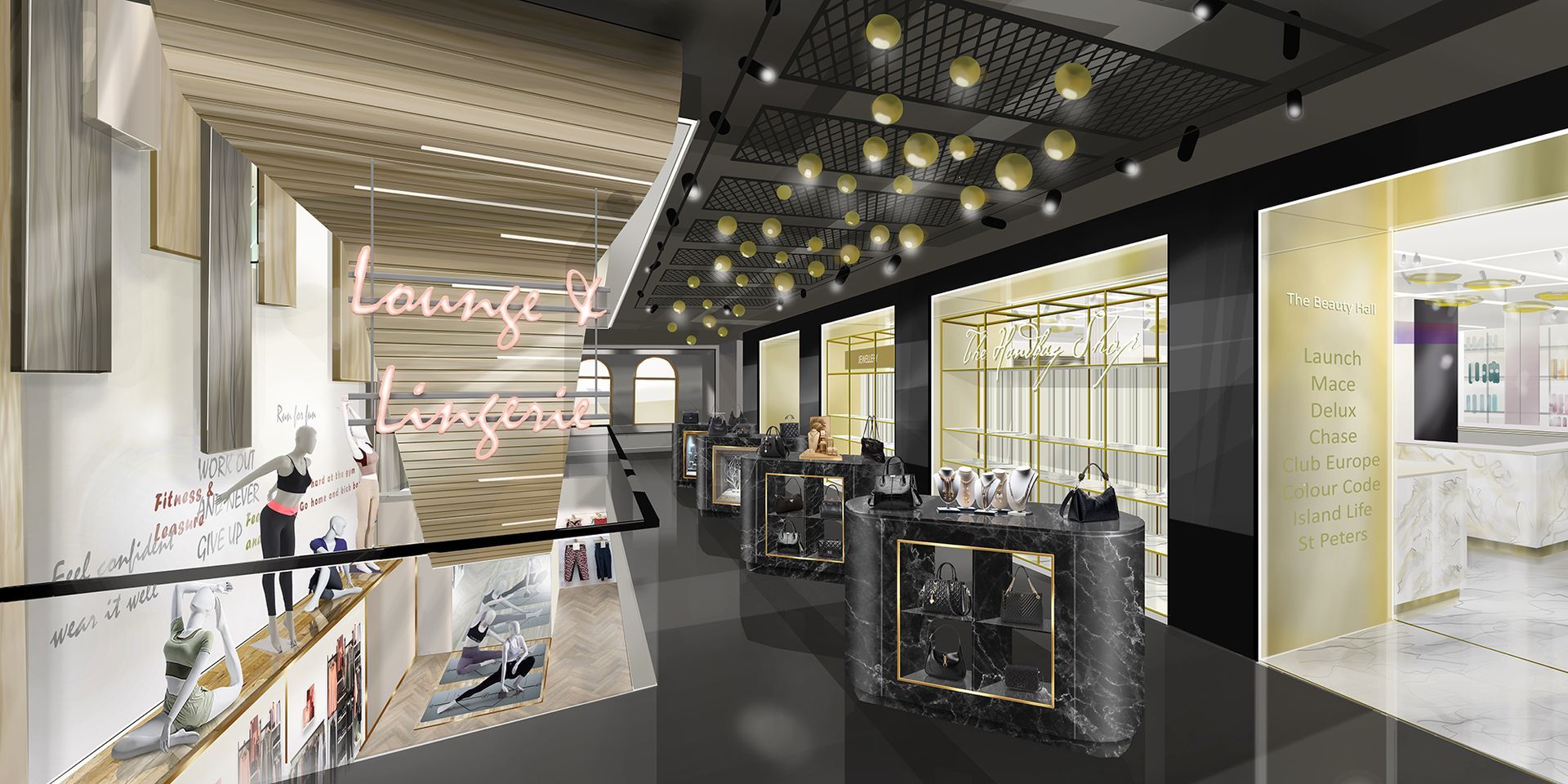 Expansion and refurbishment of Creasey's department store in Guernsey by LSH Architects interior design team