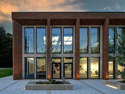 Exterior of The Hive, Headington School designed by LSH Architects