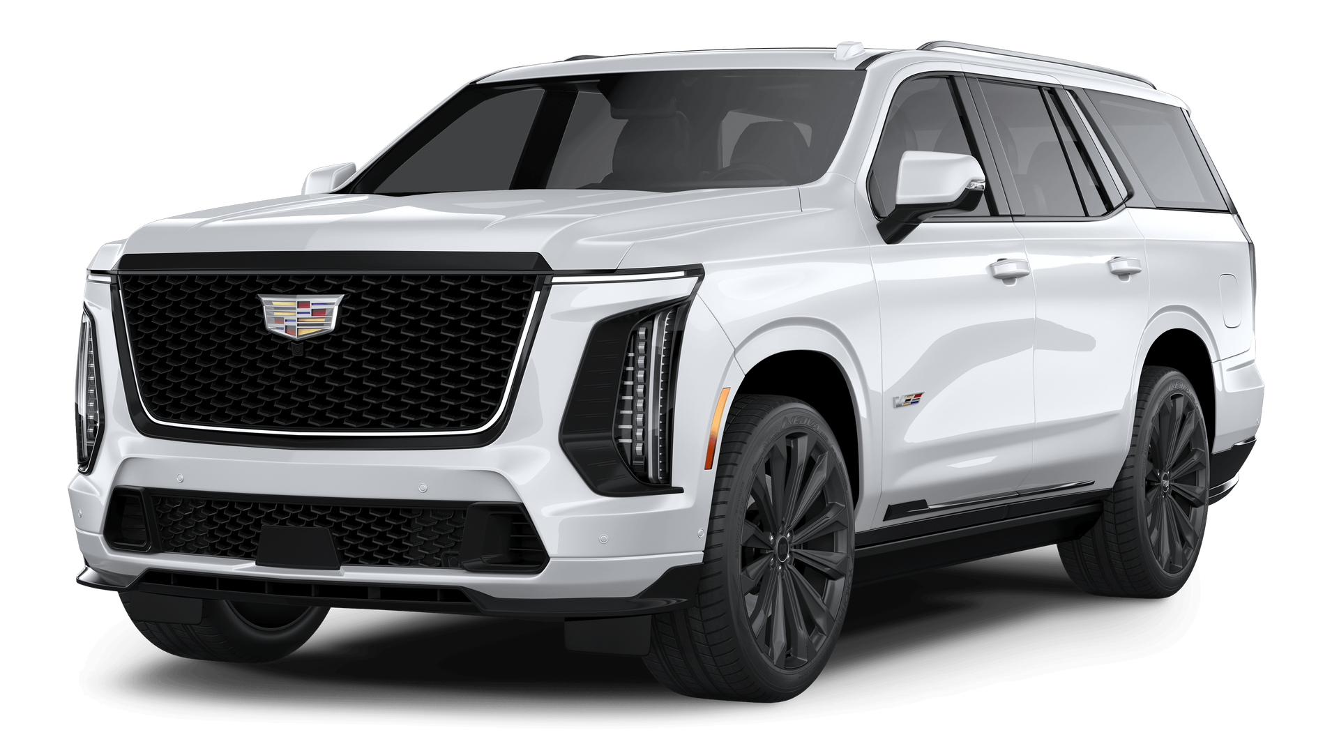 Silver luxury SUV on a white background, shown in front-left view