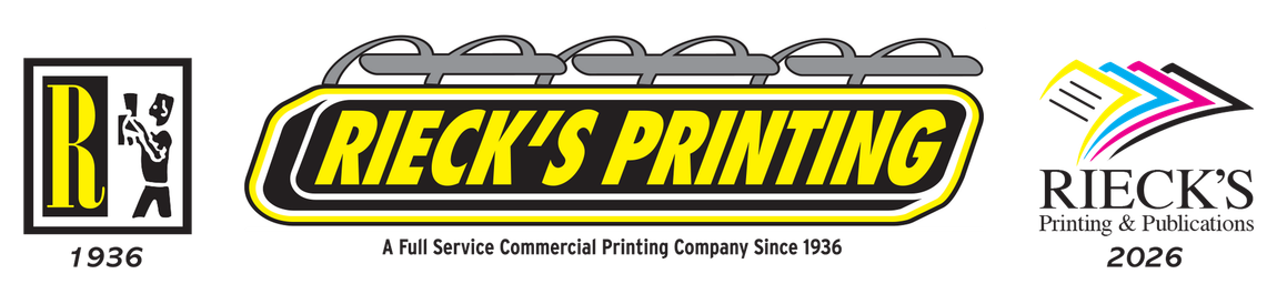 Riecks Printing is Berks County's Oldest Printer - Established in 1936