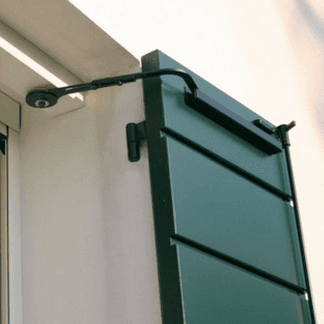 porta ad anta battente con automazione