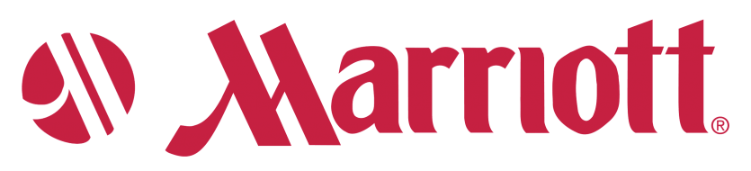 Marriott logo in red on a white background