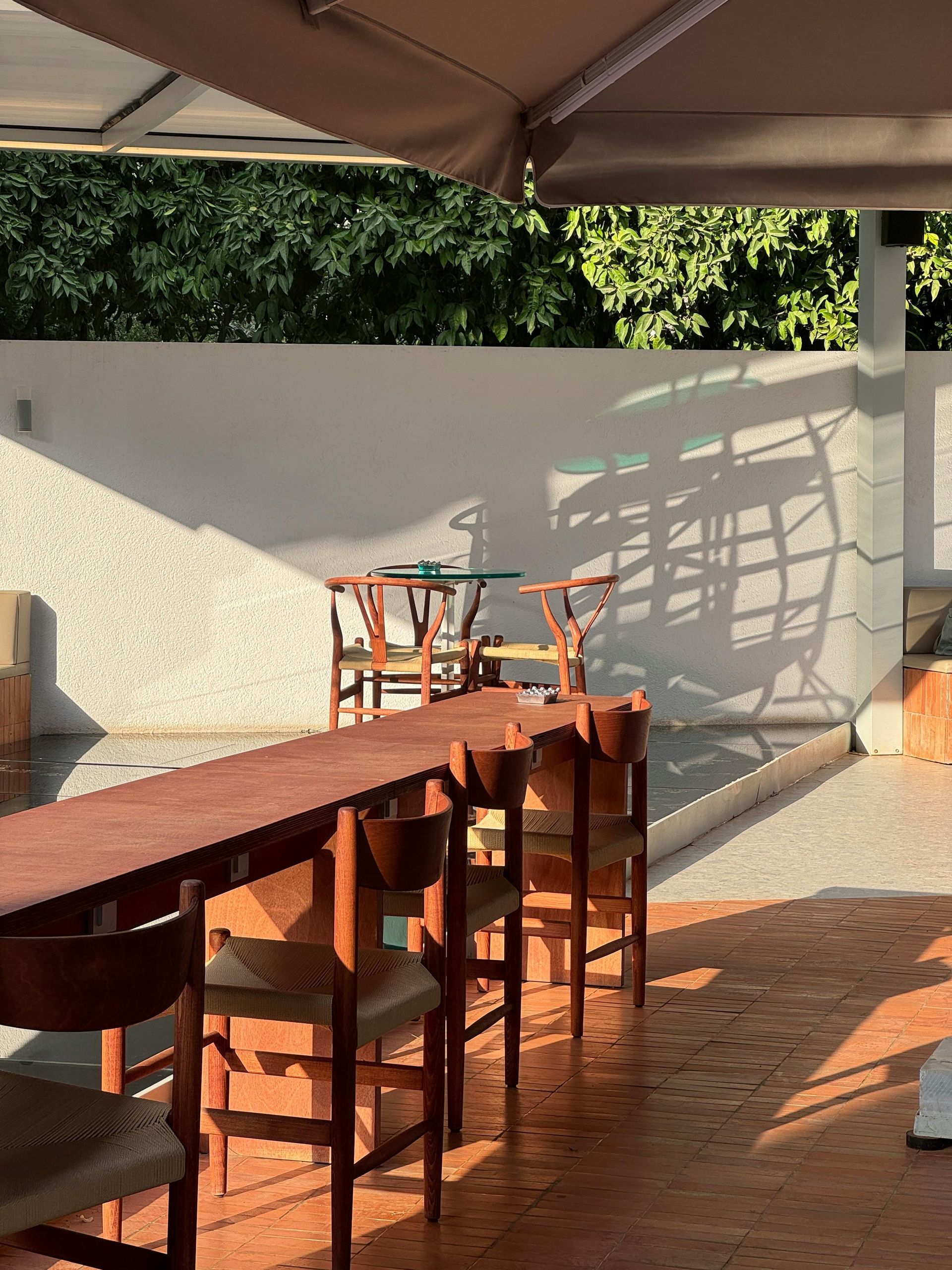 redwood table